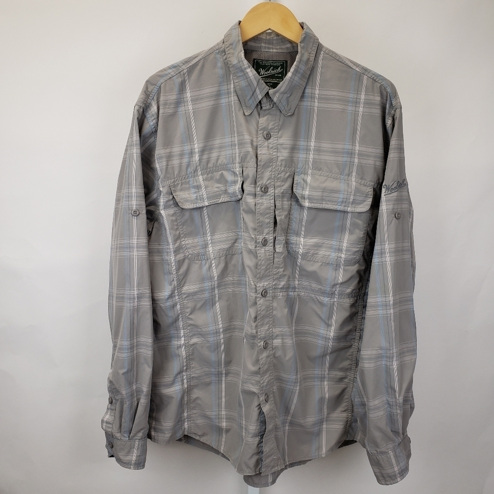 Woolrich plaid western style tech shirt size XL